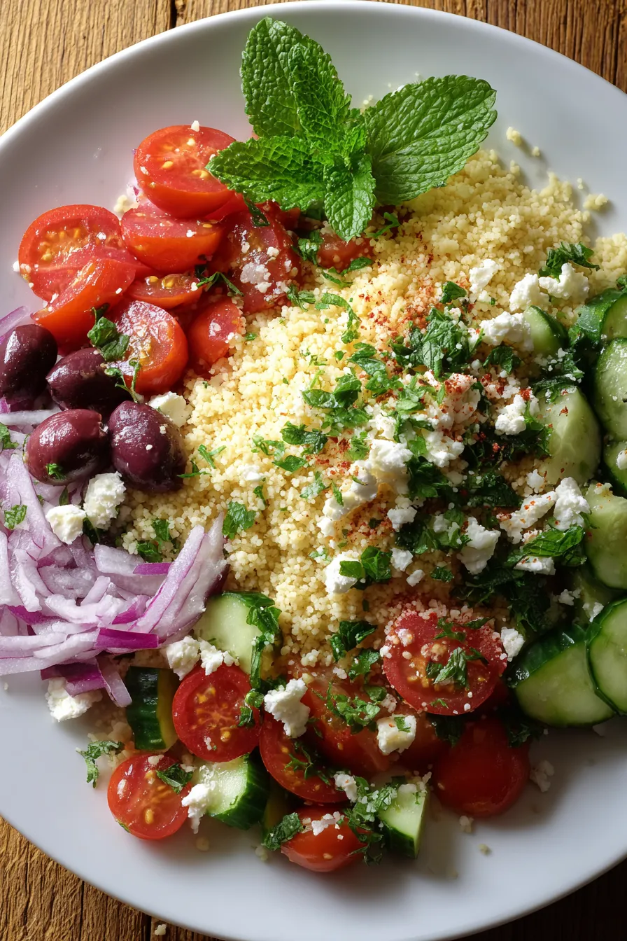Mediterranean Couscous Salad – FadedMix