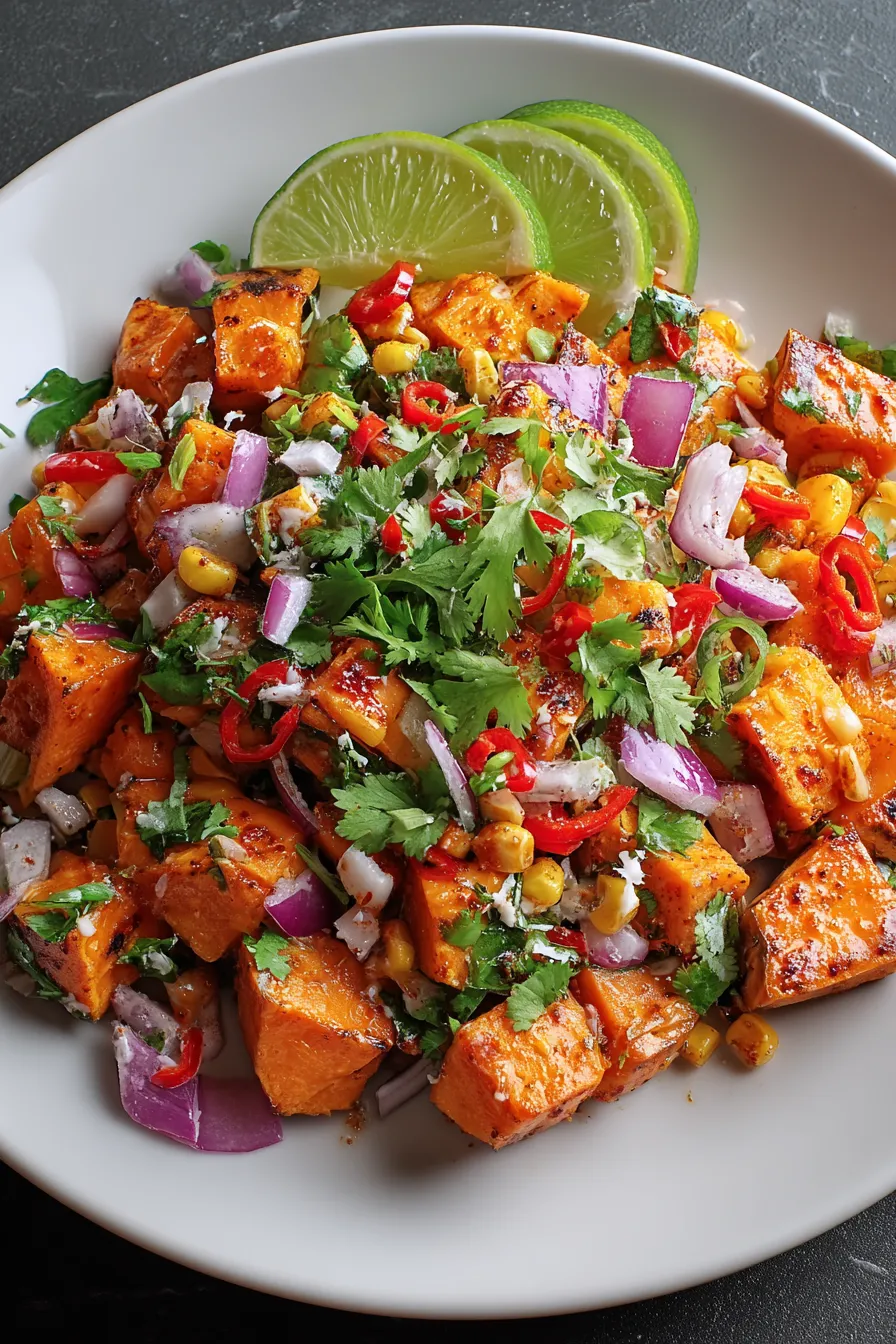 Chipotle Lime Sweet Potato Salad – FadedMix