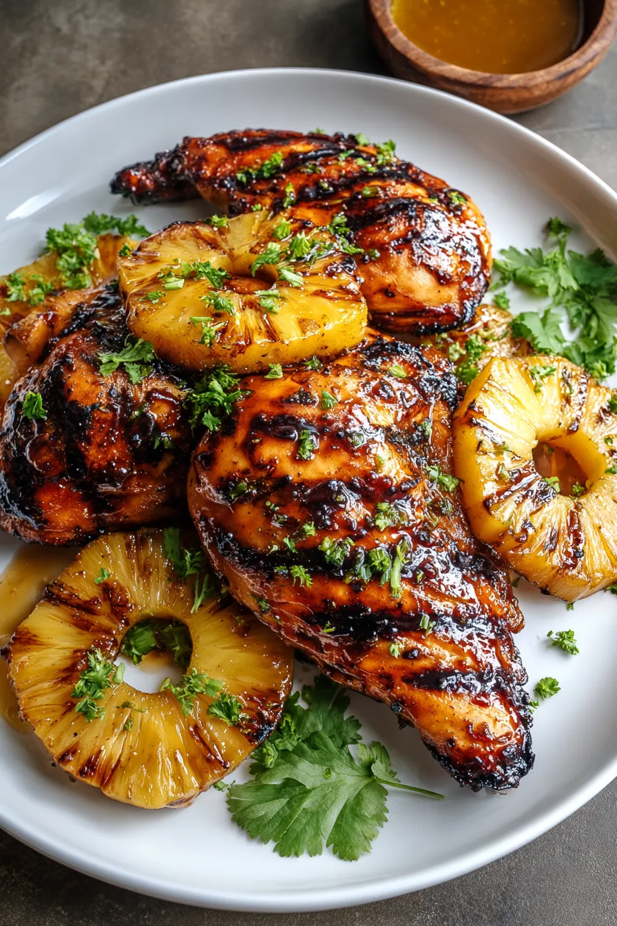 Grilled Huli Huli Chicken with Pineapple Marinade – FadedMix
