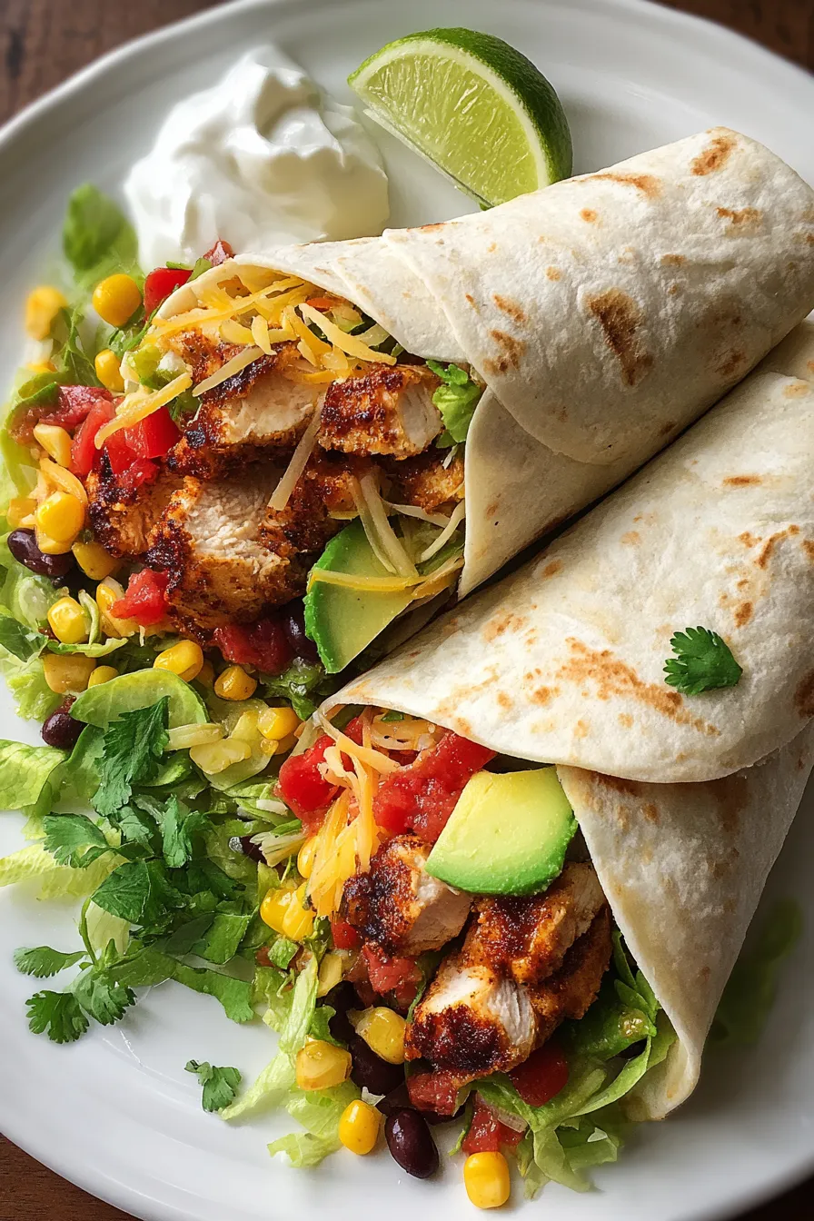 Southwest Chicken Wrap – FadedMix