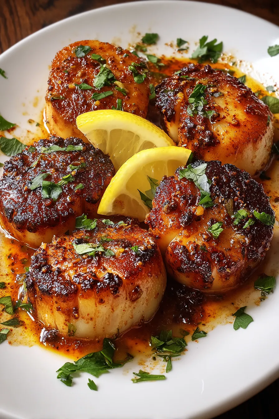Seared Scallops With Spicy Cajun – FadedMix