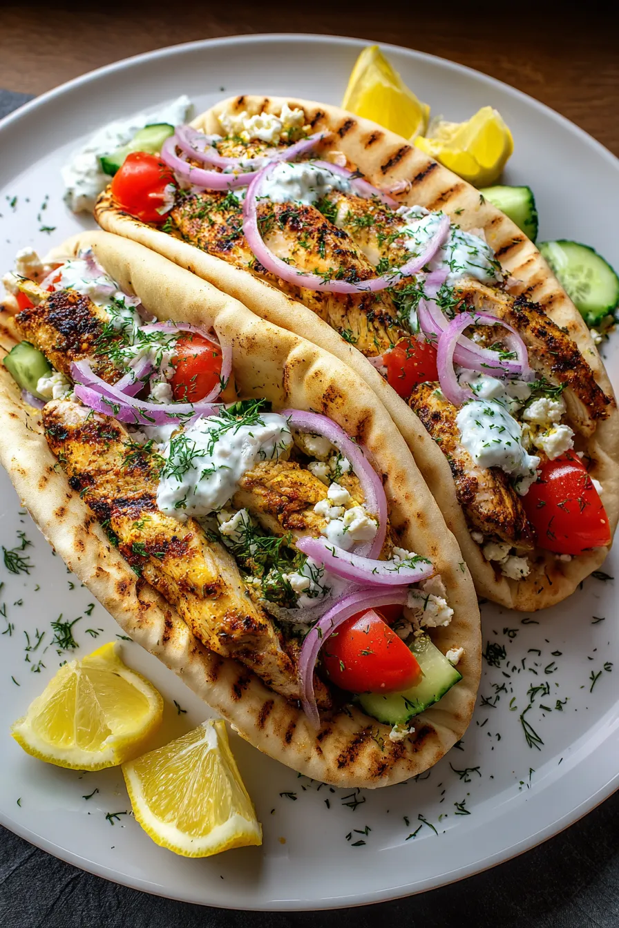 Greek Chicken Gyros – FadedMix