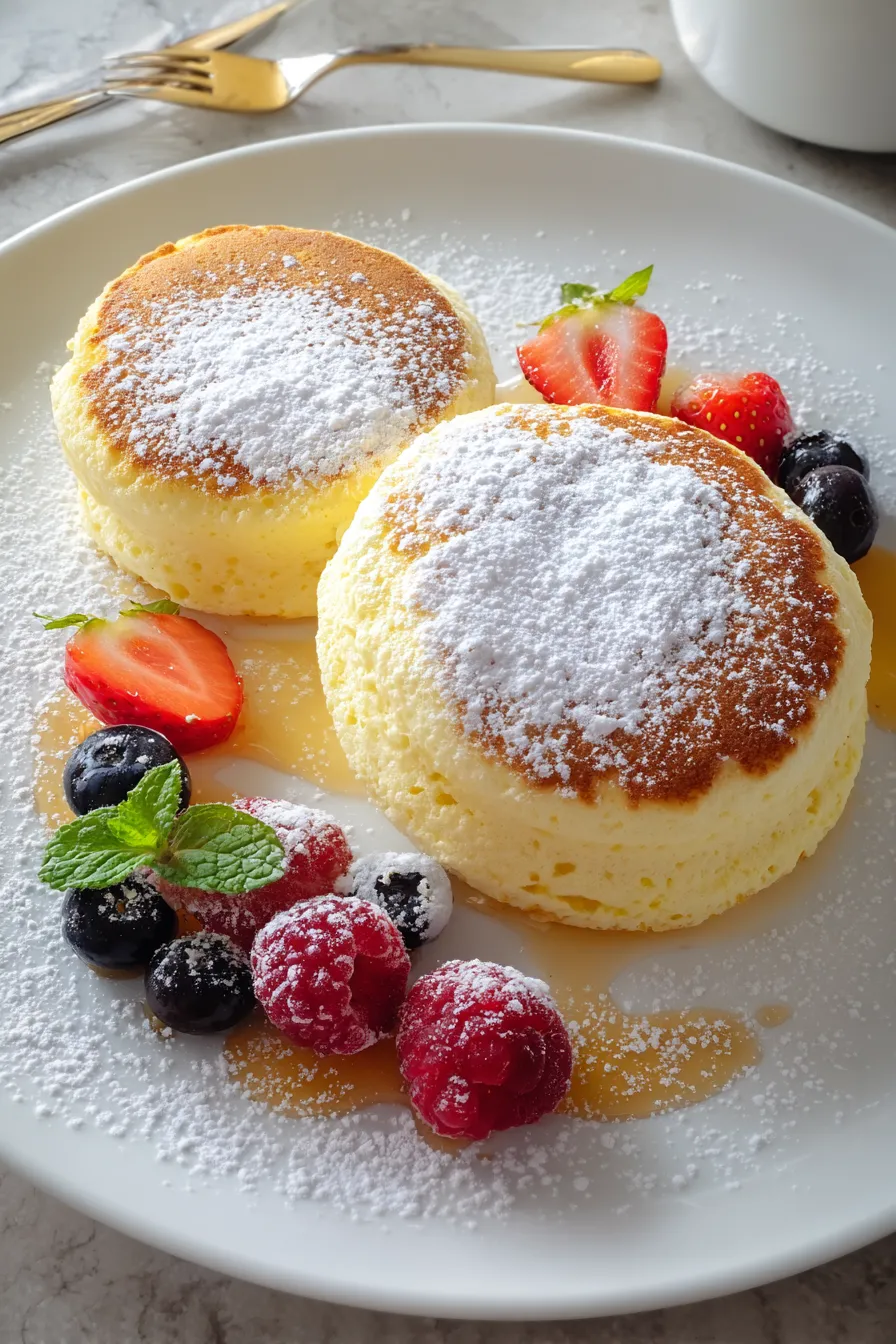 Fluffy Japanese Soufflé Pancakes – FadedMix
