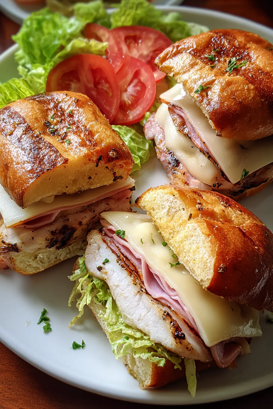 Grilled Chicken Cordon Bleu Sandwich – FadedMix