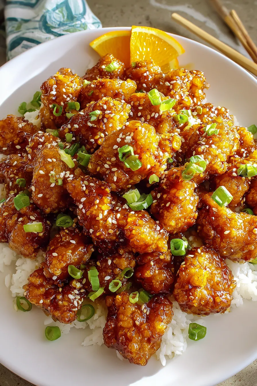 Panda Express copycat Orange Chicken – FadedMix