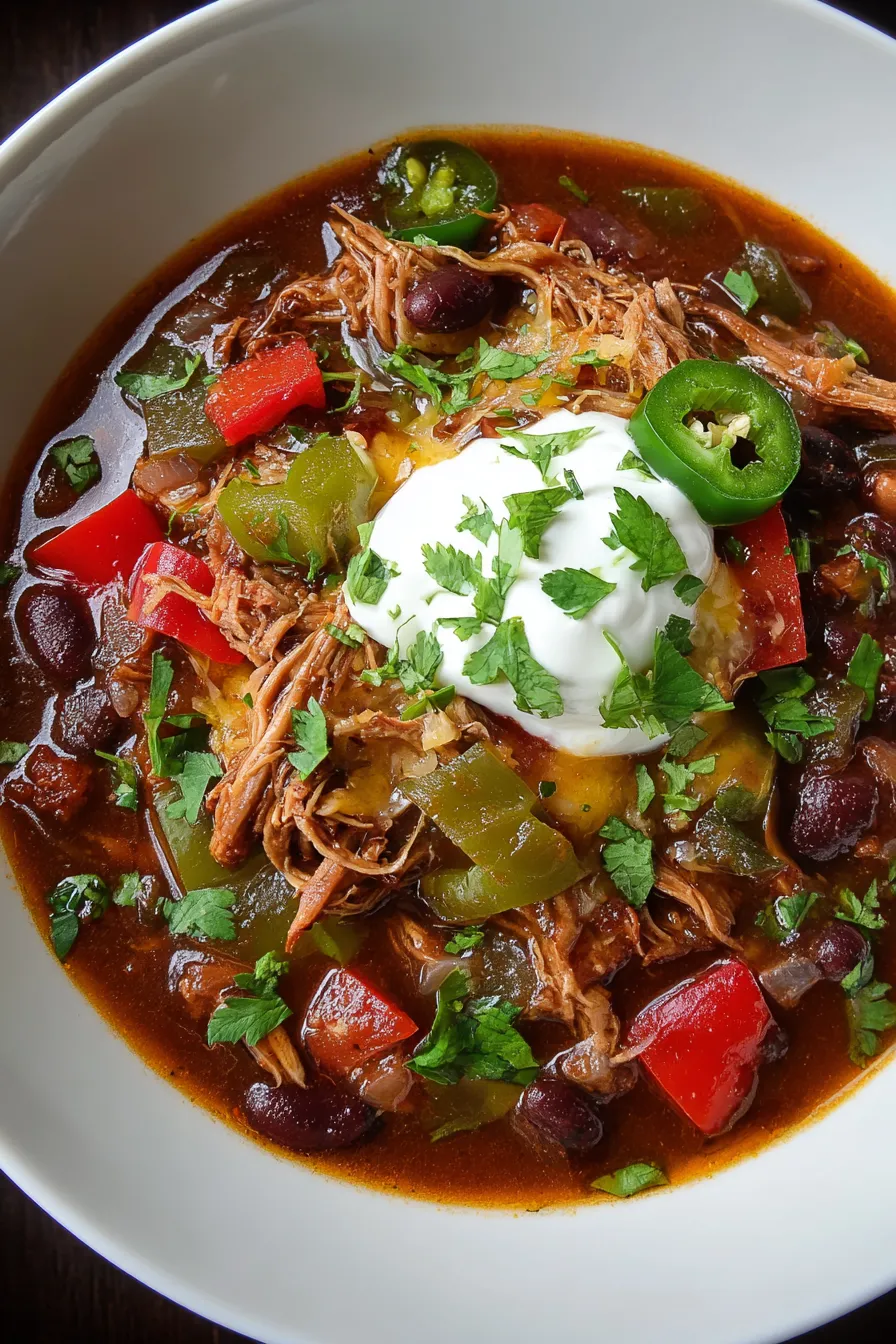 Smoked Pulled Pork Chili – FadedMix