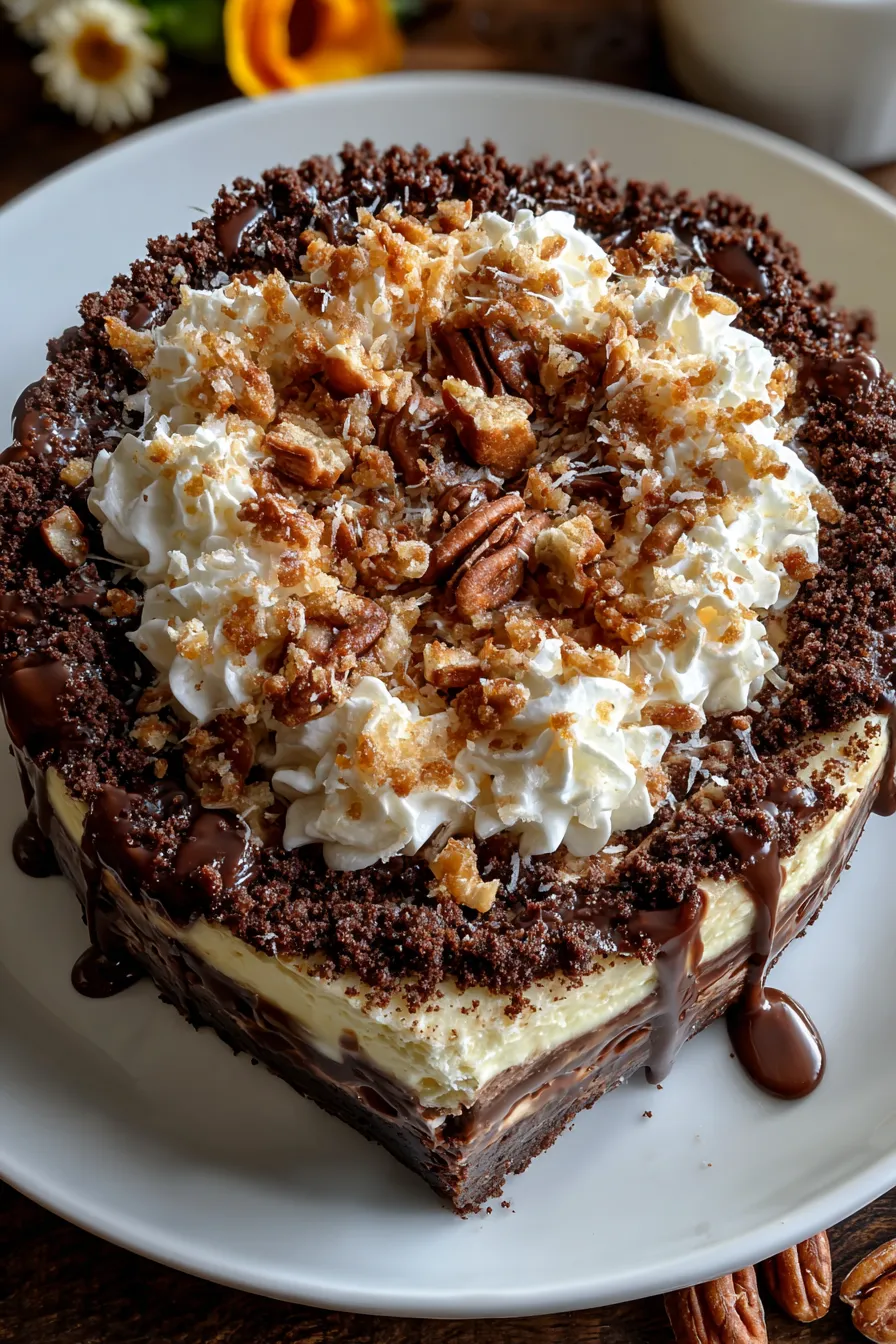 German Chocolate Cheesecake – FadedMix