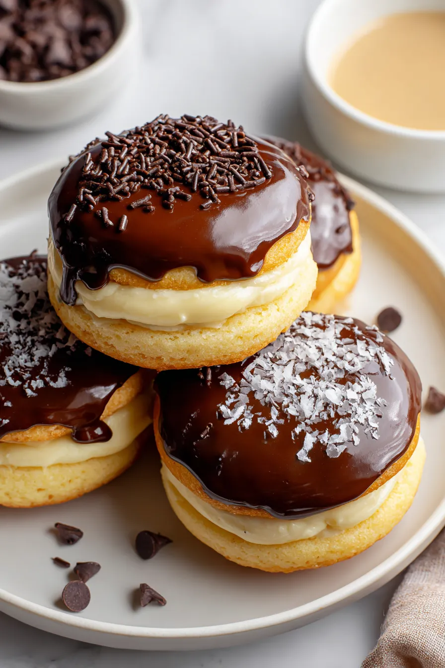 Boston Cream Pie Cookies – FadedMix