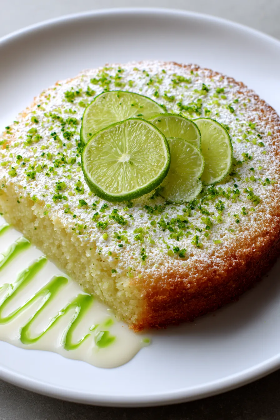 Green Cake Lime Cake – FadedMix