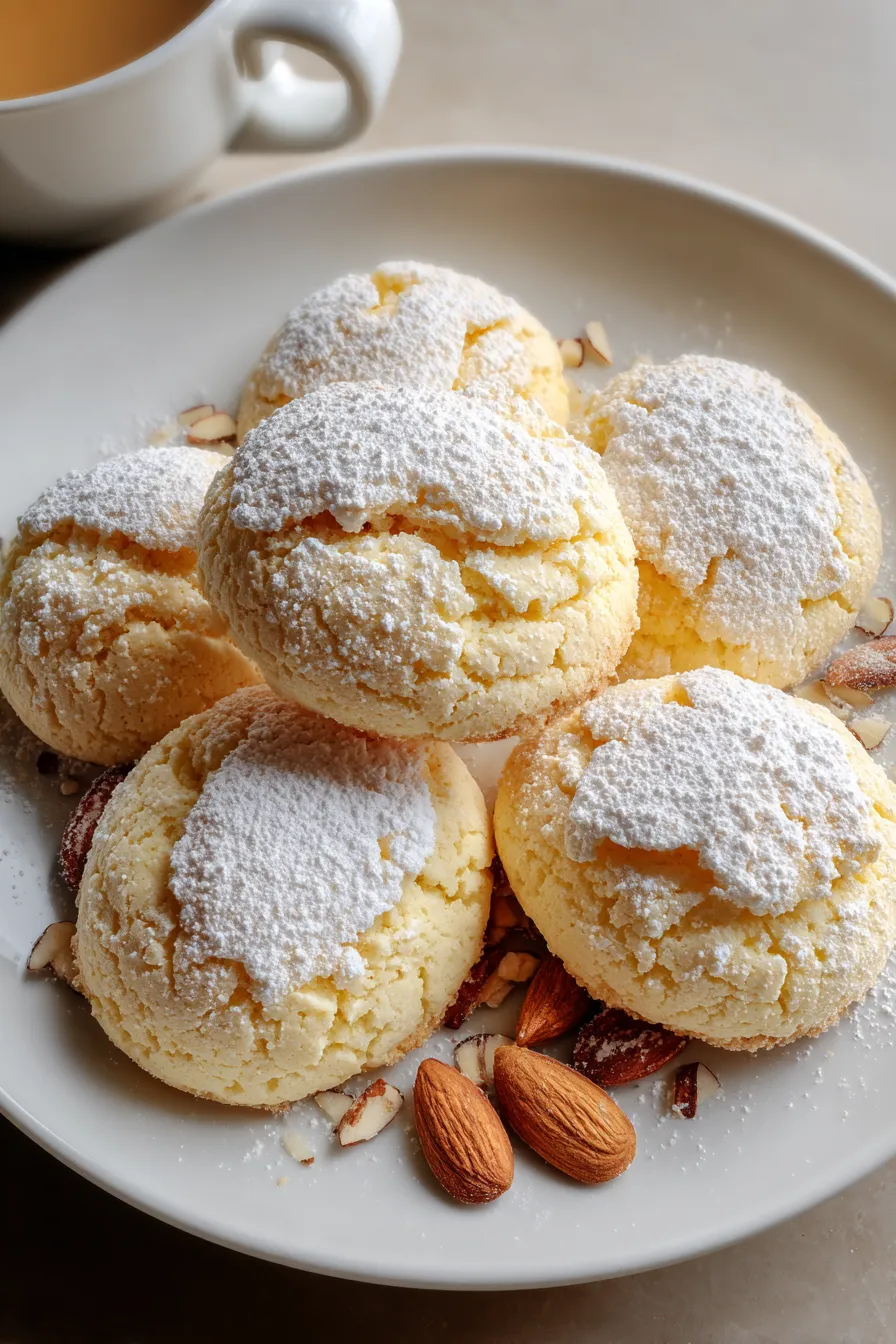 Almond Cloud Cookies – FadedMix