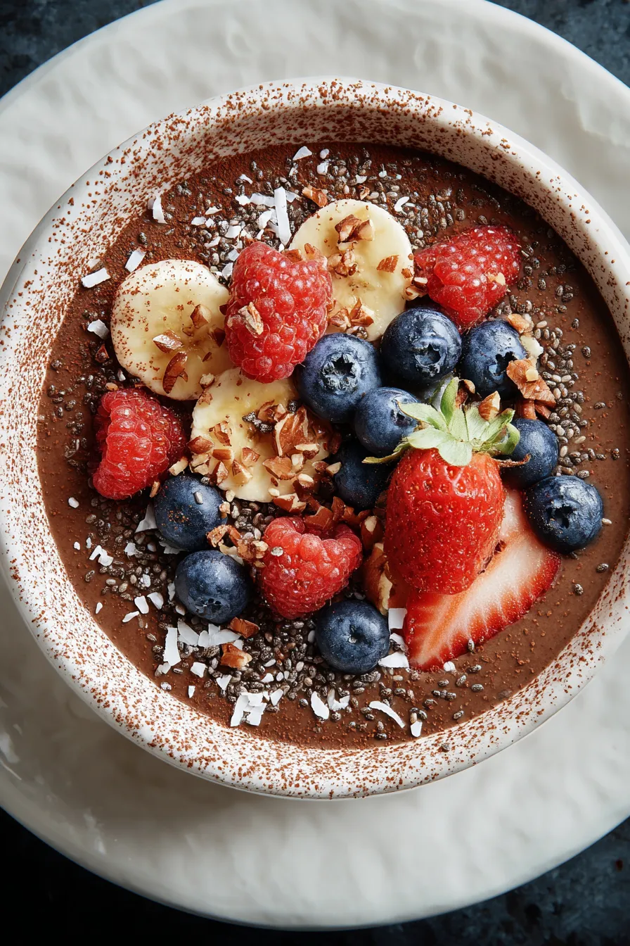 Cacao Blended Chia Pudding – FadedMix