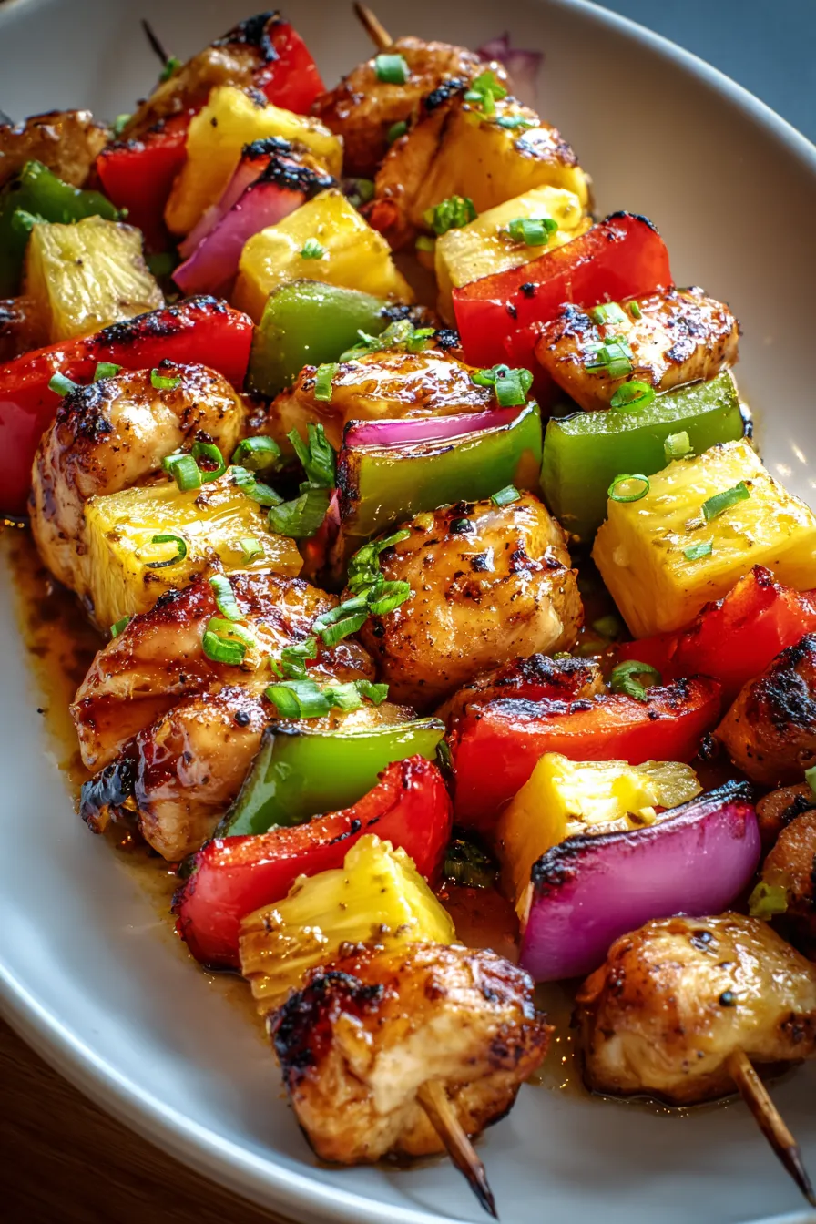 Pineapple Chicken Skewers – FadedMix
