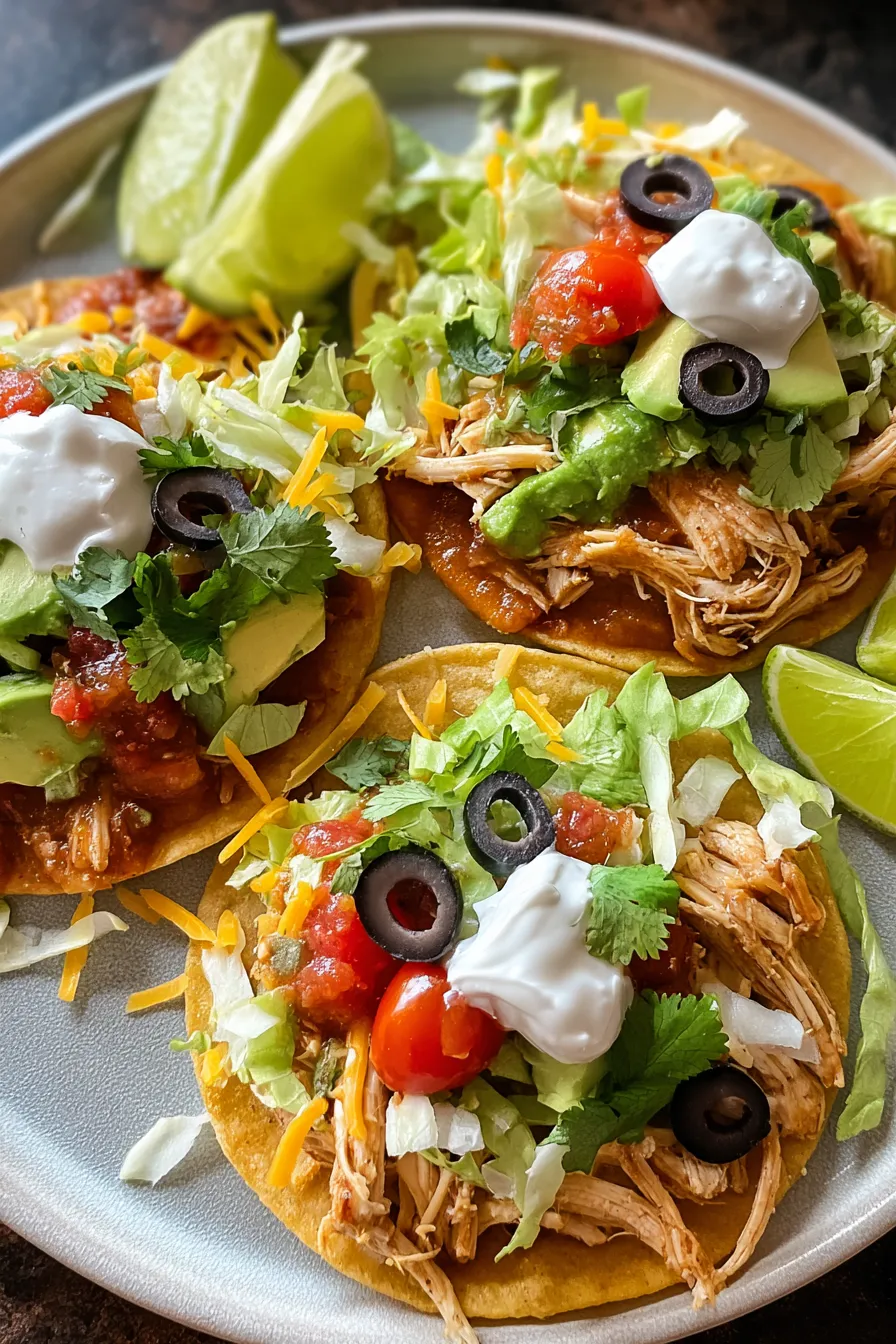 Rotisserie Chicken Tostadas – FadedMix