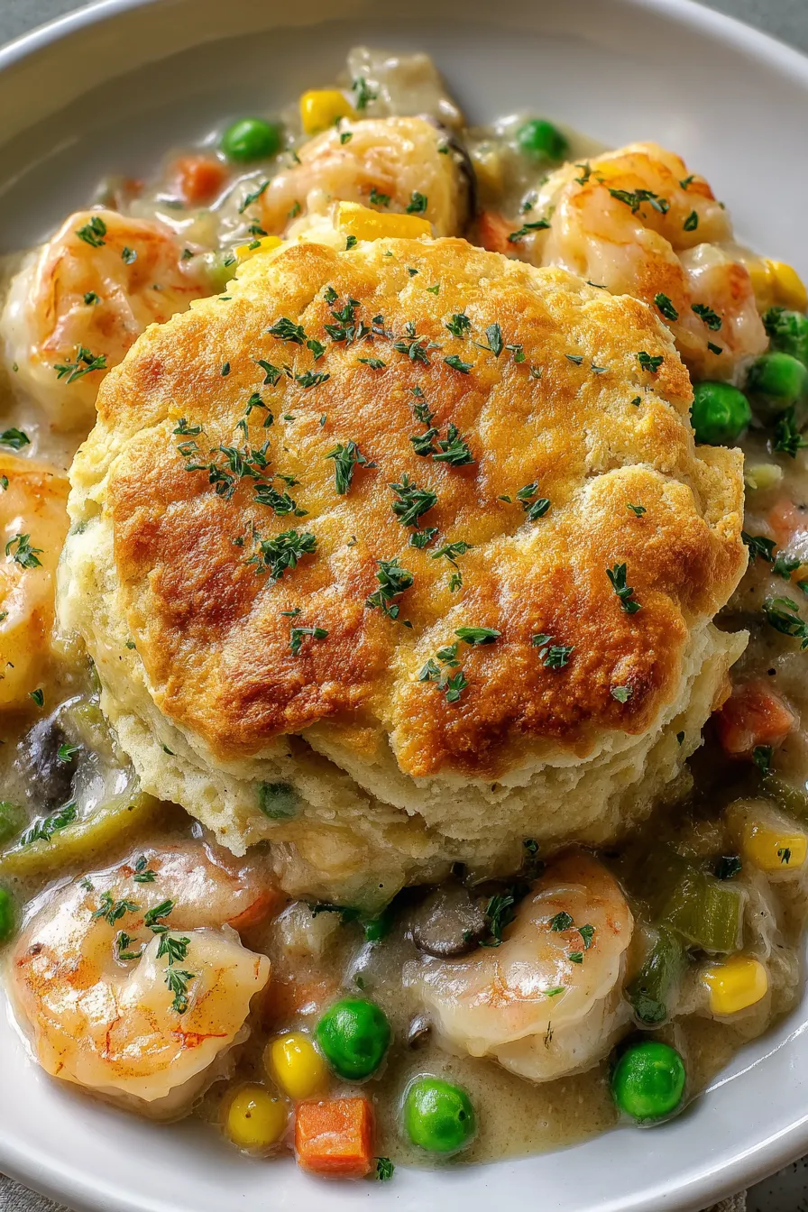 Cheddar Bay Biscuit Seafood Pot Pie – FadedMix