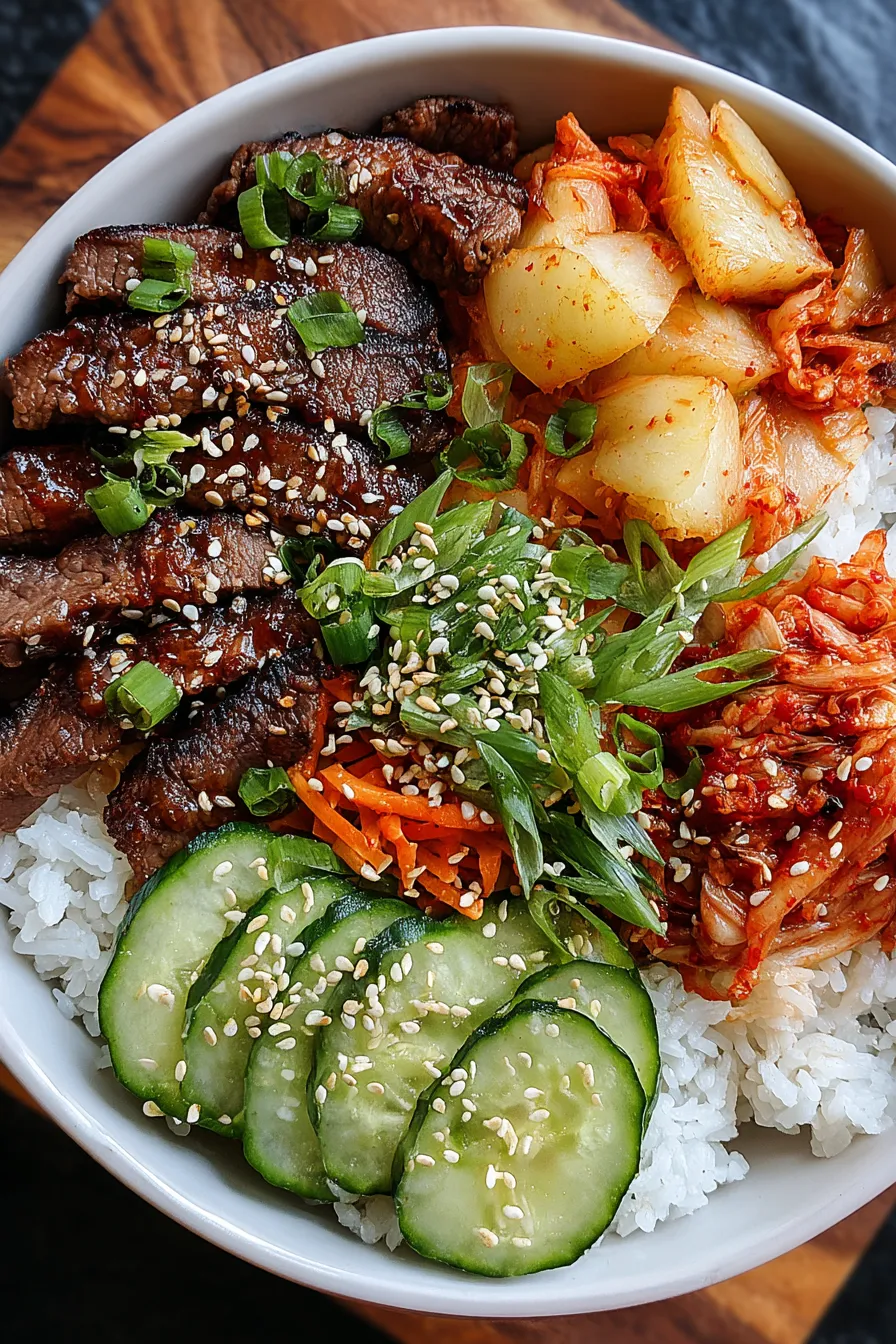 Korean BBQ Steak Rice Bowls – FadedMix