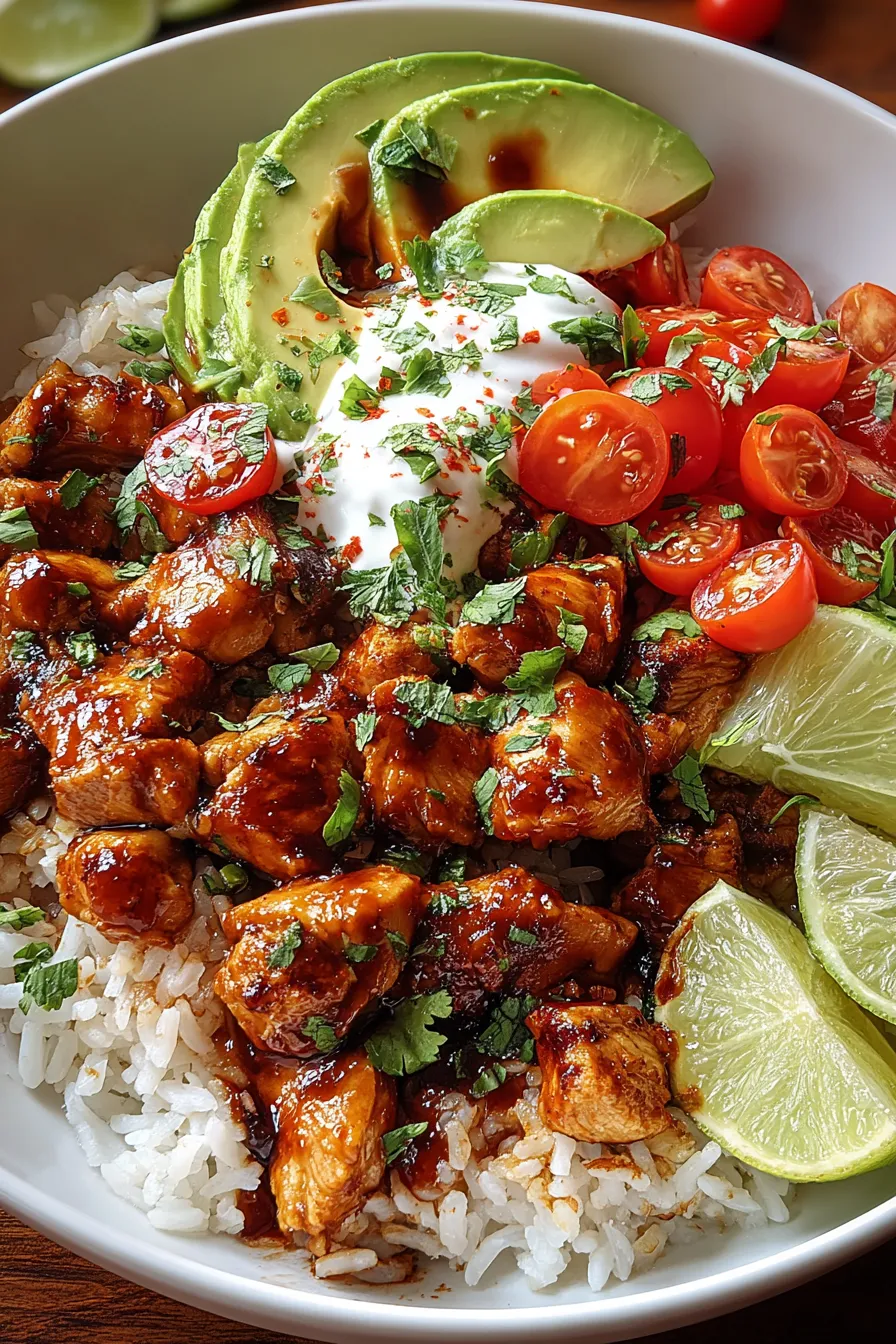 Honey Chipotle Chicken Rice Bowls – FadedMix