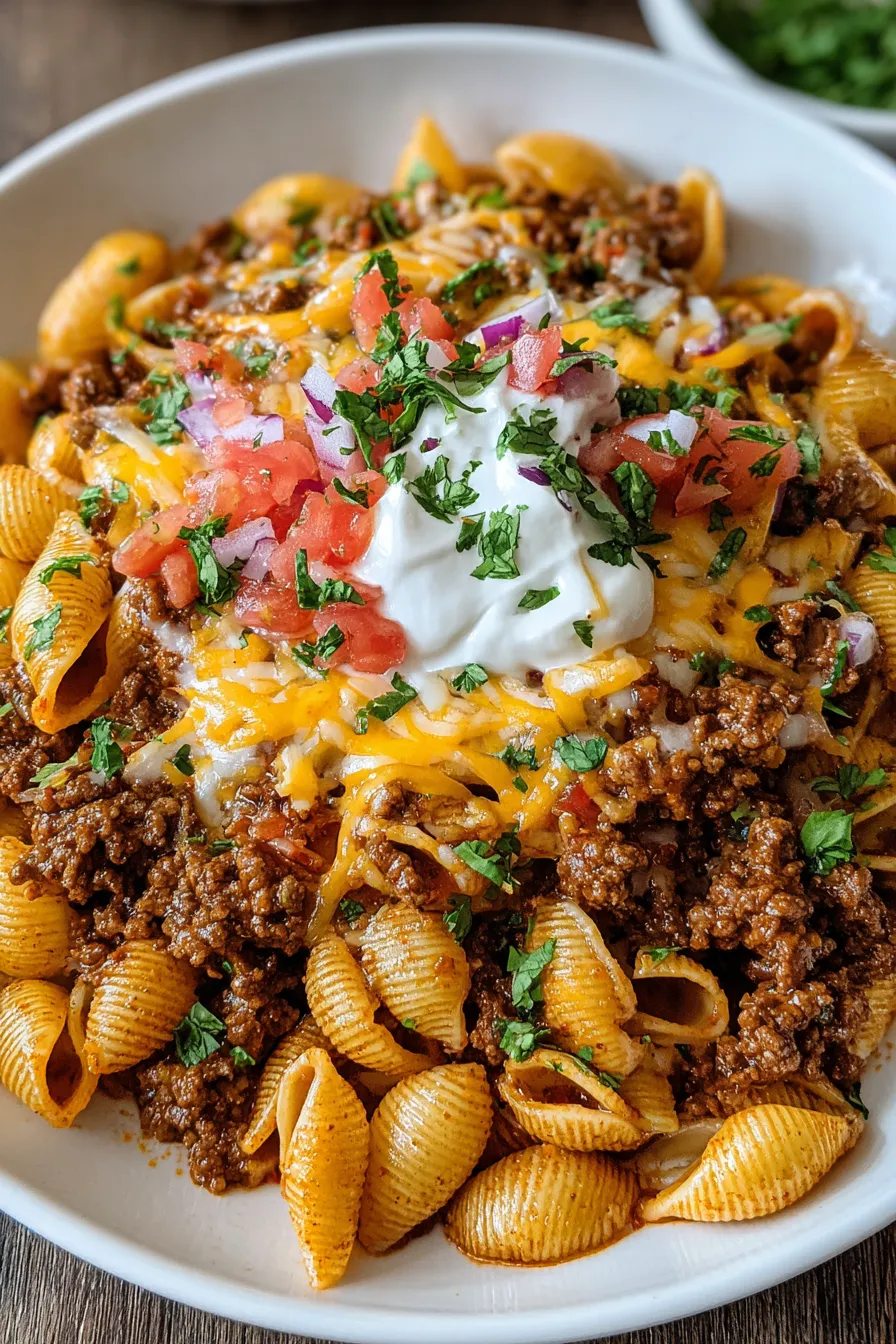 Cheesy Taco Pasta – FadedMix