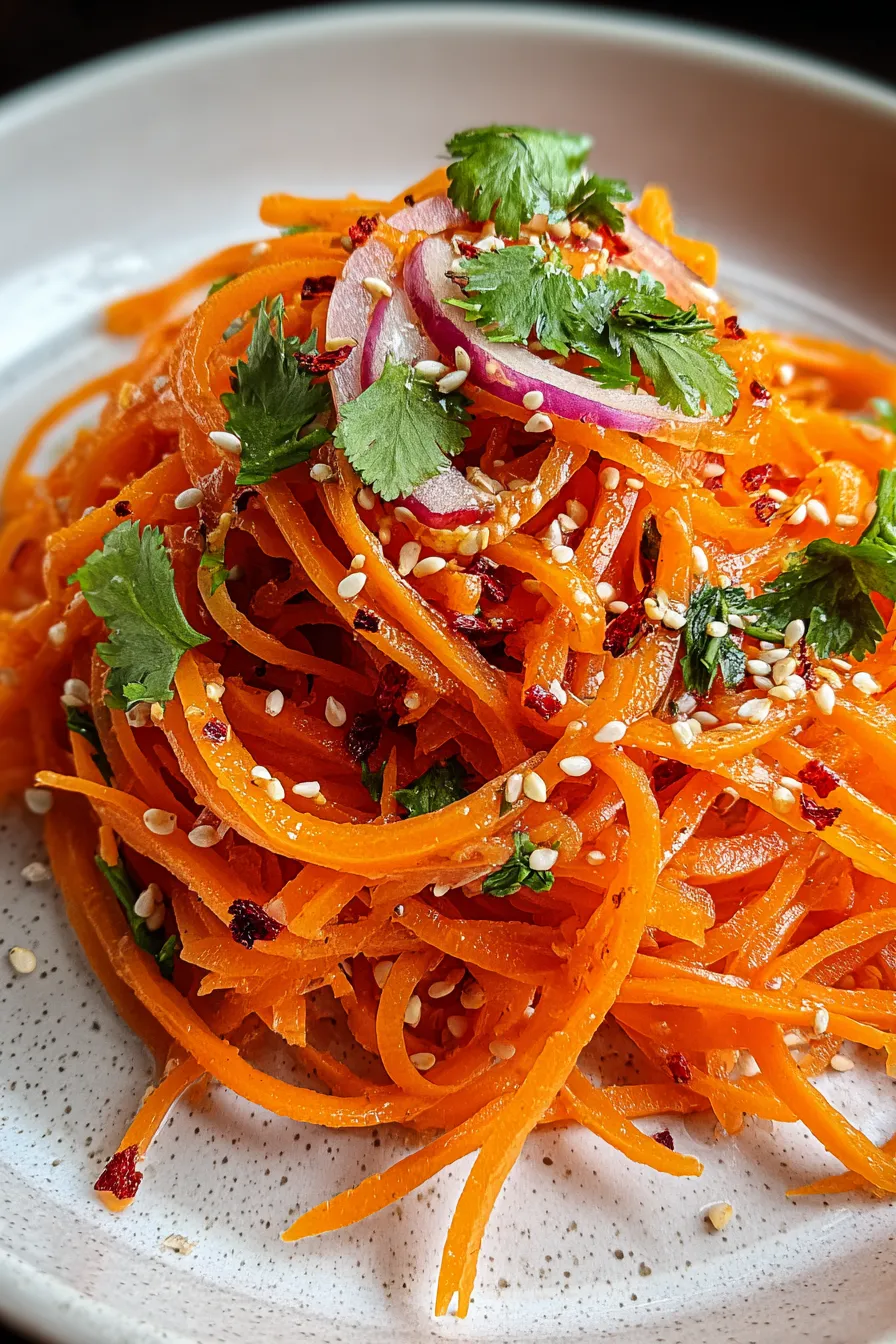 Korean Carrot Salad – FadedMix