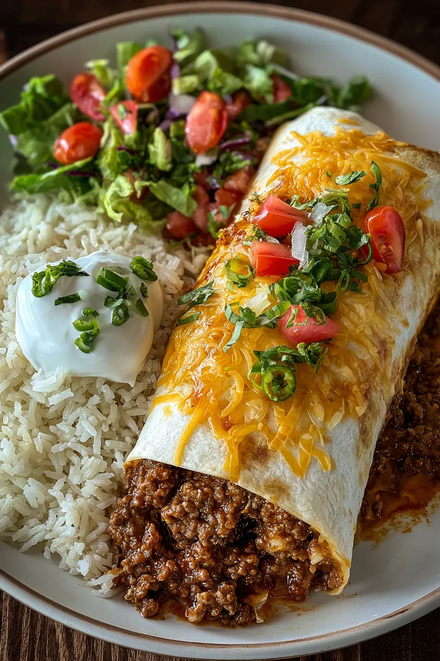 Beefy Melt Burrito – FadedMix