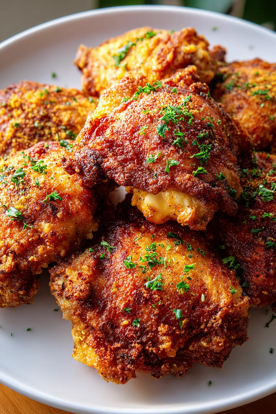 Oven-Fried Chicken Thighs – FadedMix
