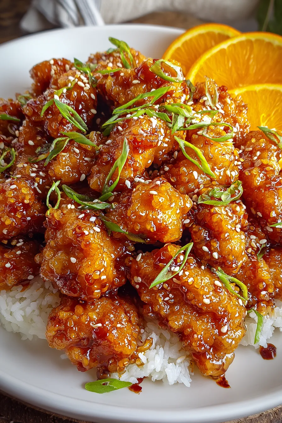 Crispy Orange Chicken – FadedMix