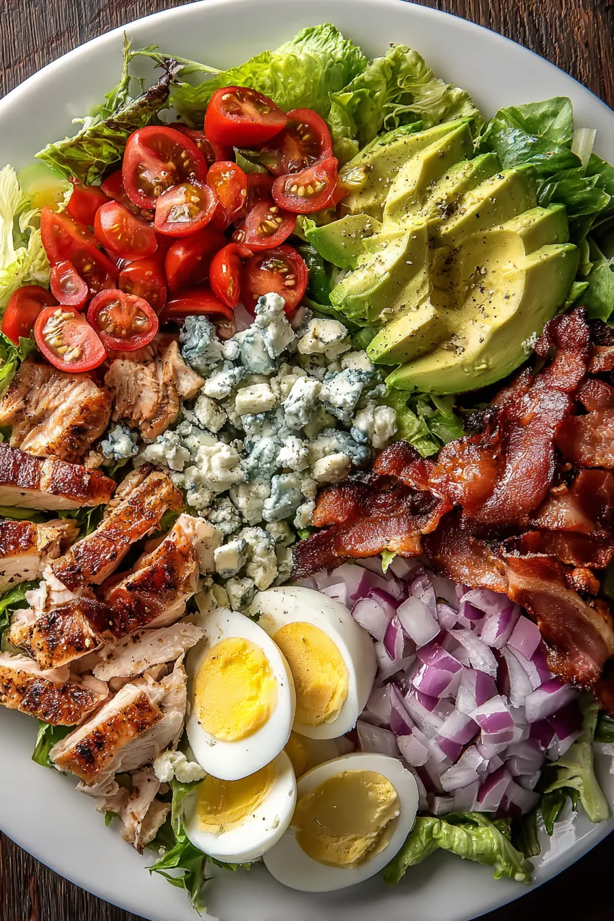 Classic American Cobb Salad with Crispy Bacon – FadedMix