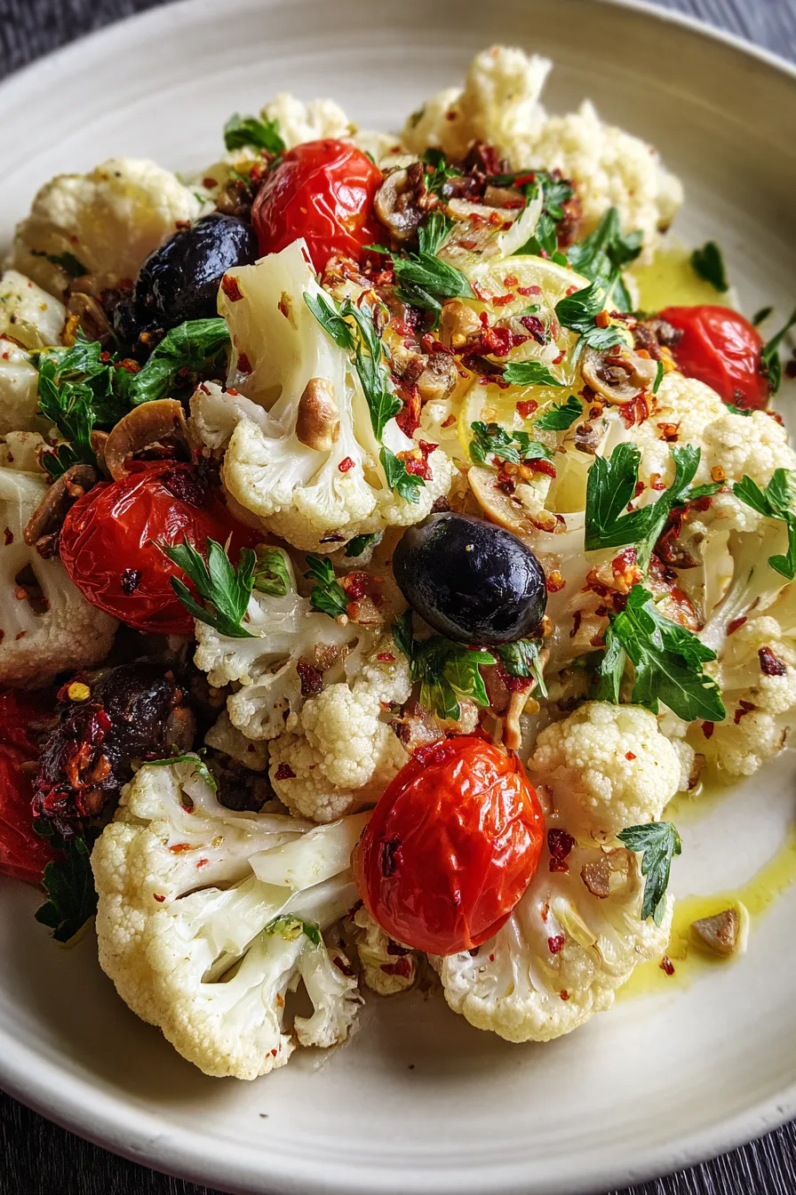 Sicilian Cauliflower Salad – FadedMix