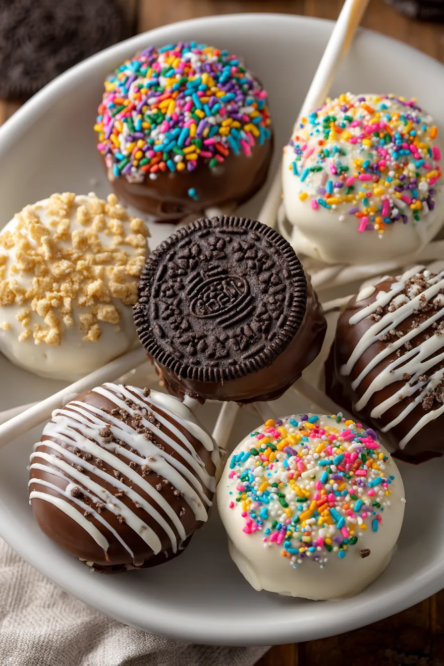 Decadent Chocolate-Dipped Oreo Pops – FadedMix
