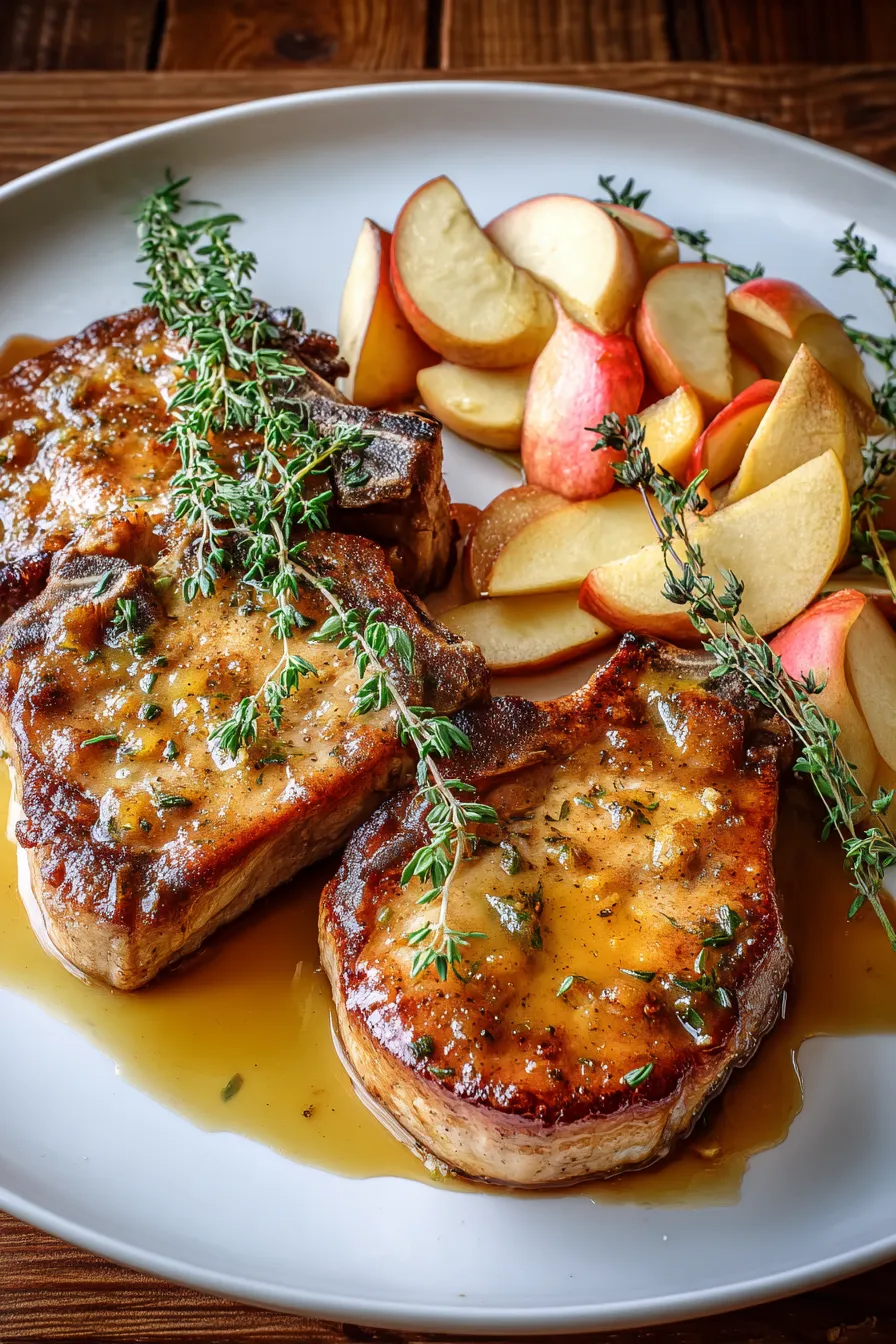 Honey Mustard & Apple Pork Chops – FadedMix