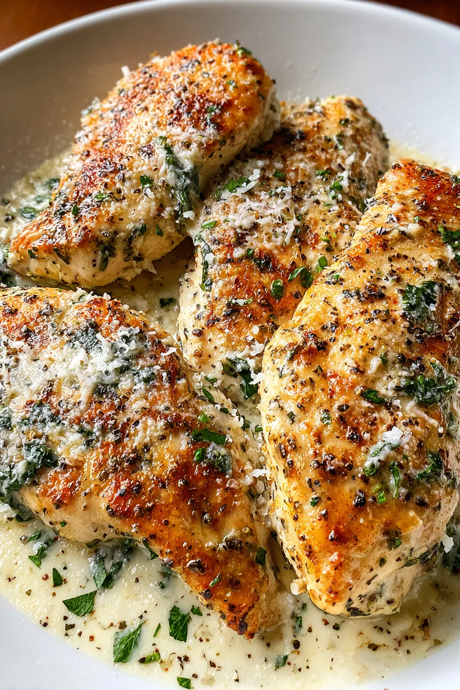 Creamy Garlic Parmesan Chicken – FadedMix