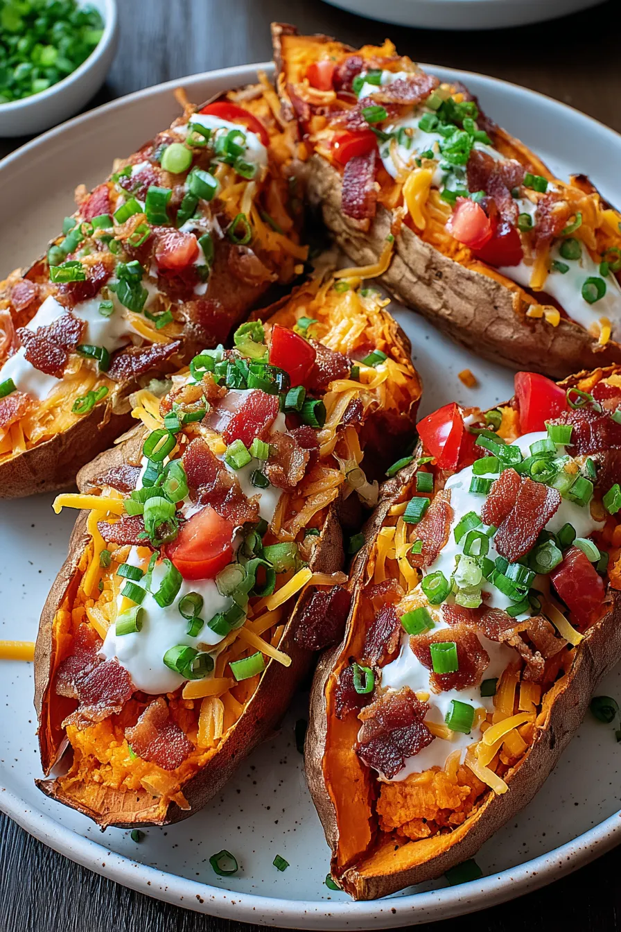 Loaded Roasted Sweet Potato – FadedMix