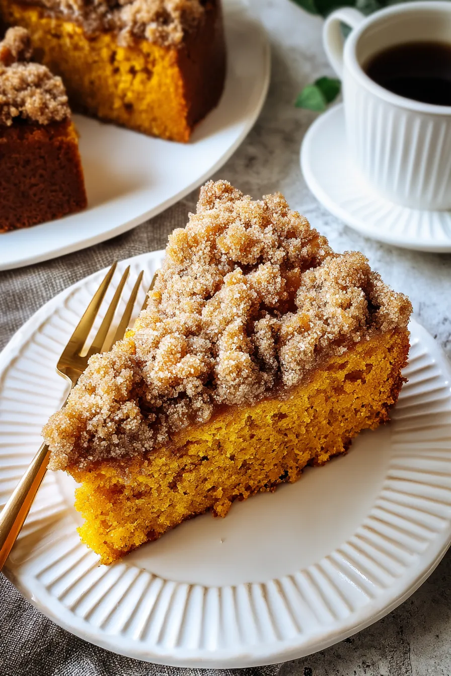 Pumpkin Coffee Cake – FadedMix