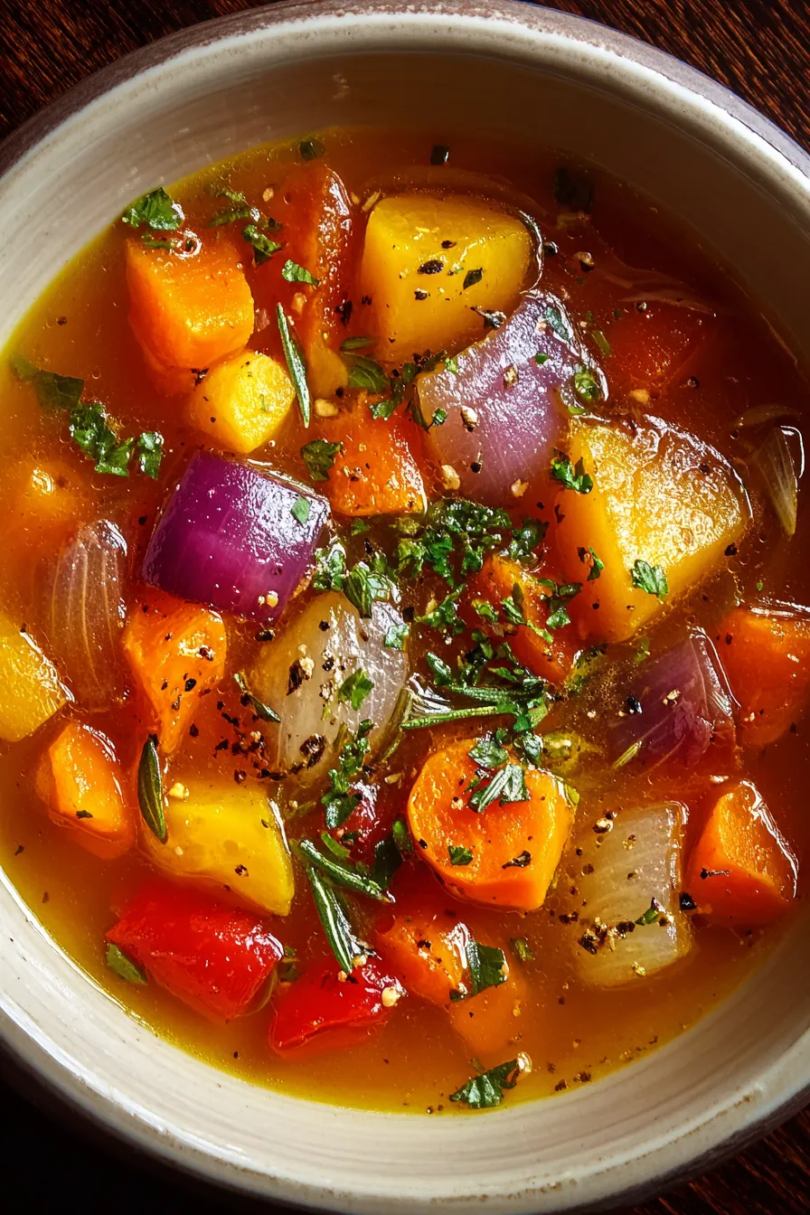 Roasted Winter Vegetable Soup – FadedMix