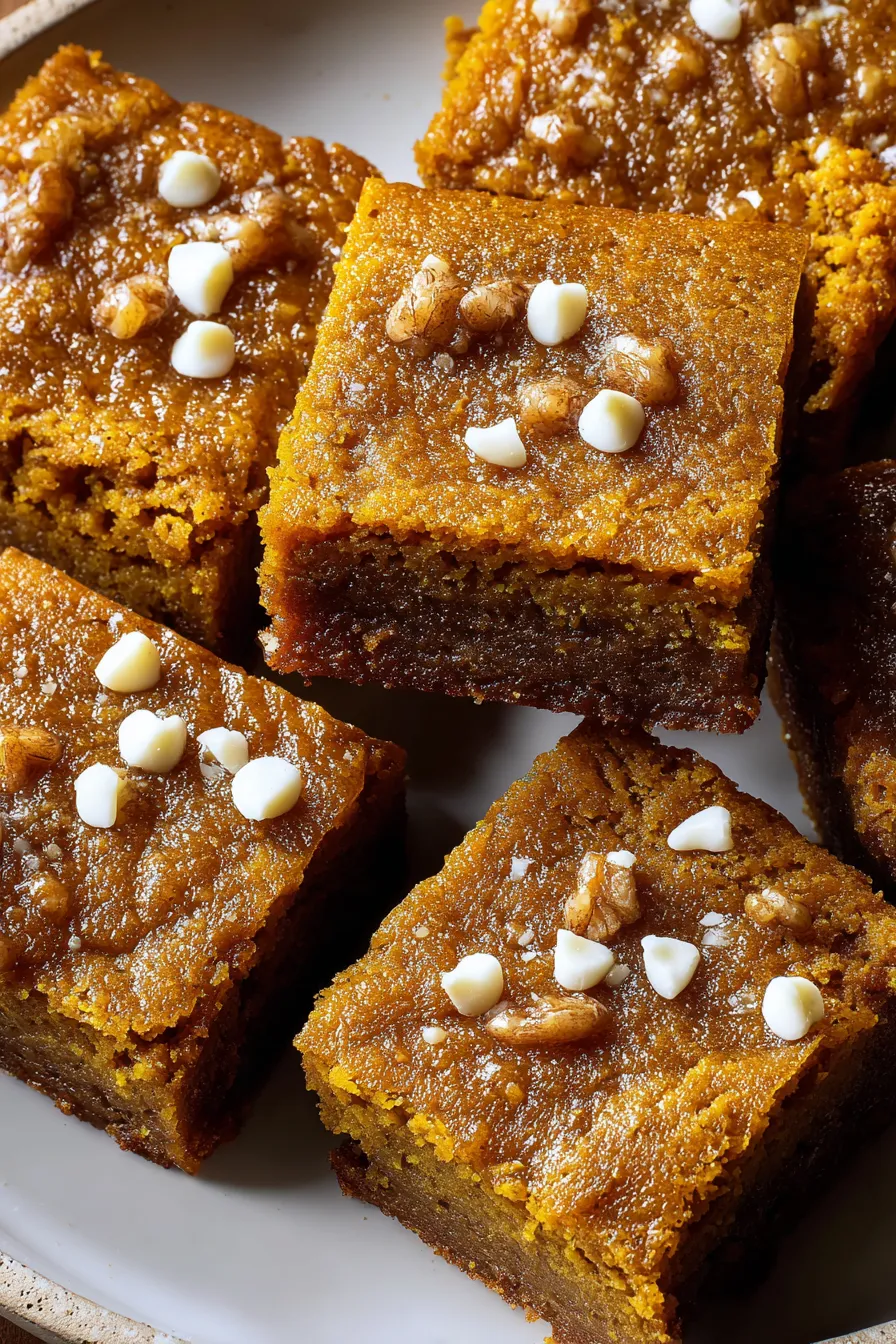 Pumpkin Maple Blondies – FadedMix