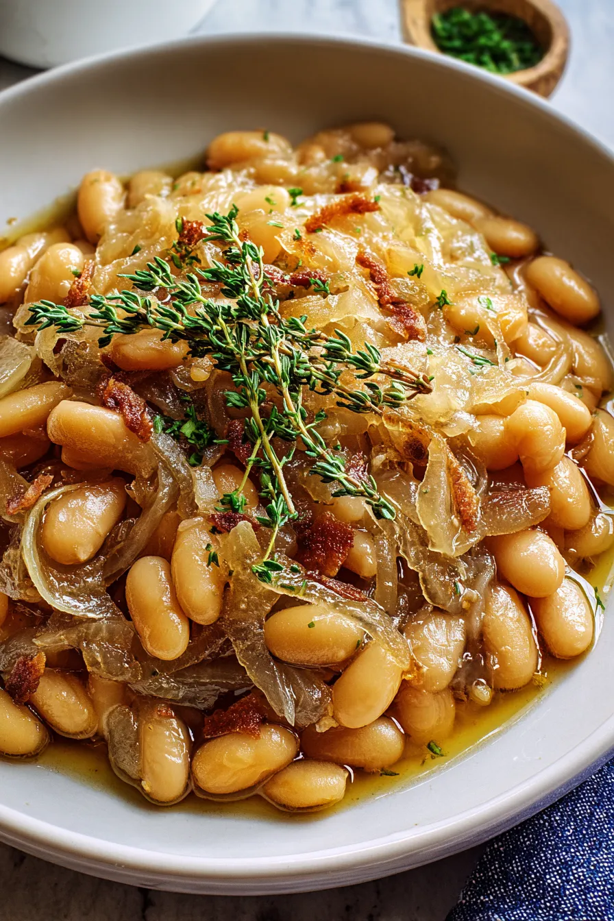 French Onion White Beans – FadedMix
