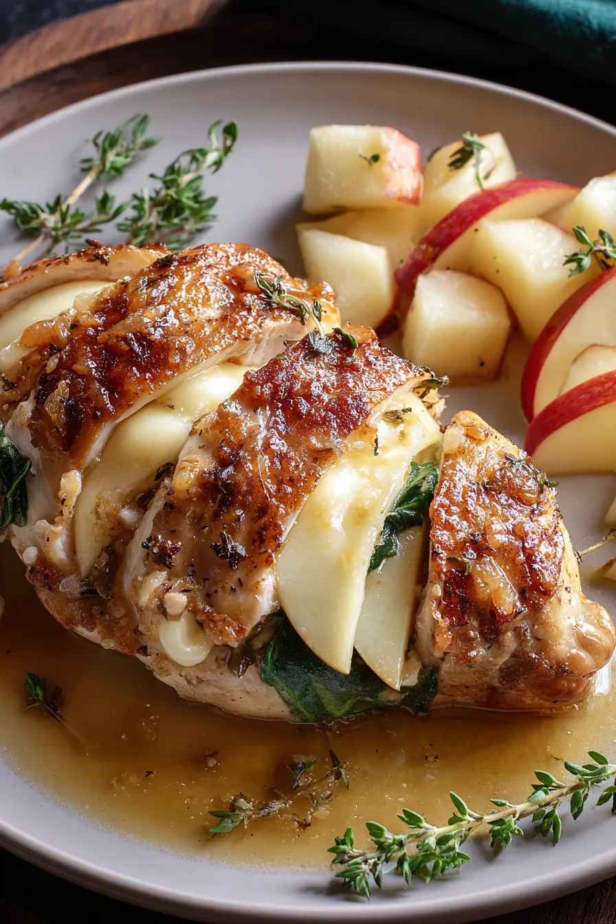 Apple & Brie Stuffed Chicken – FadedMix