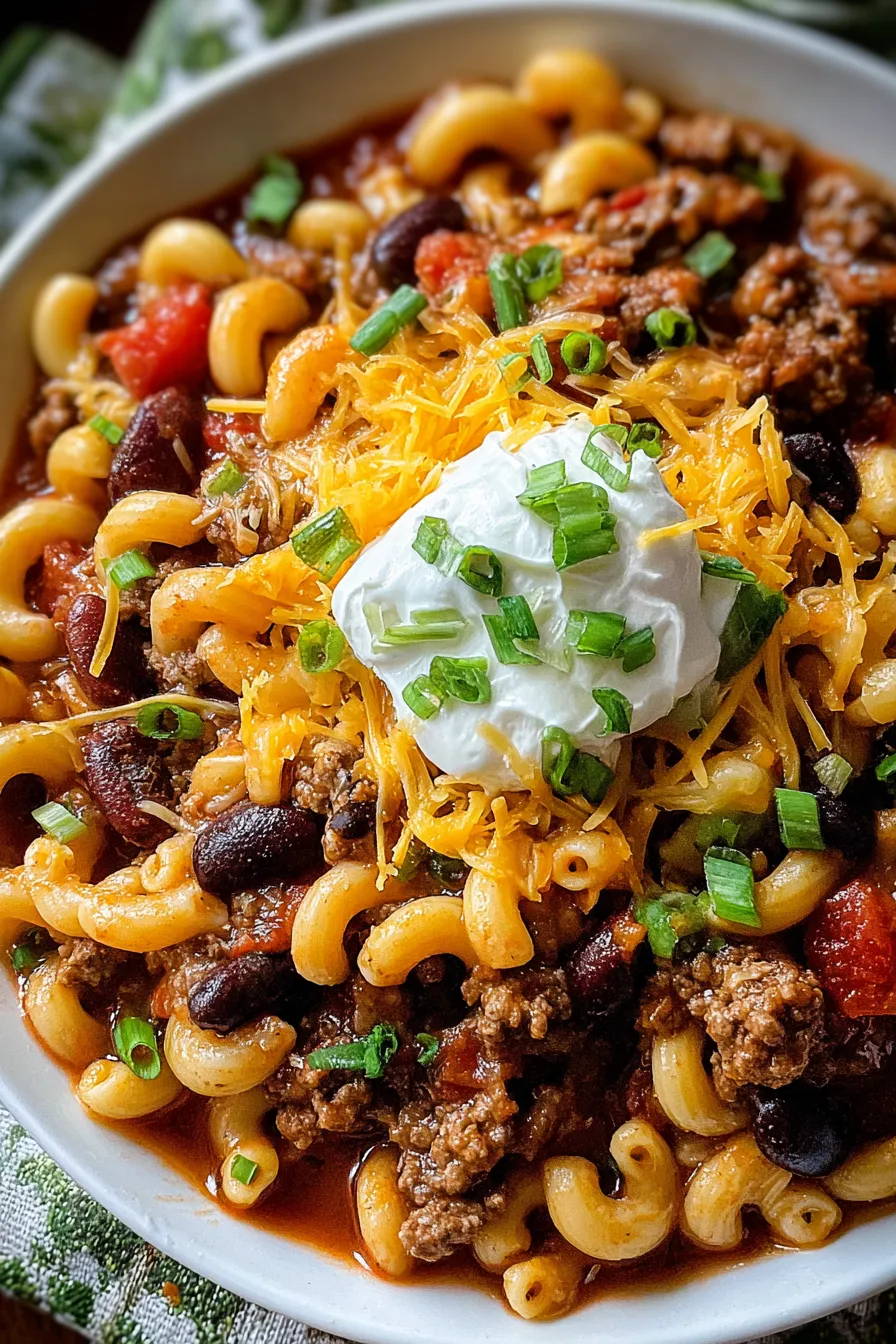Slow Cooker Chili Mac – FadedMix
